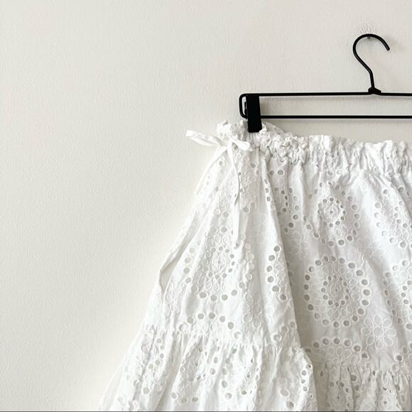 Carolina Nantucket White Eyelet Lace Skirt - Picture 2 of 8